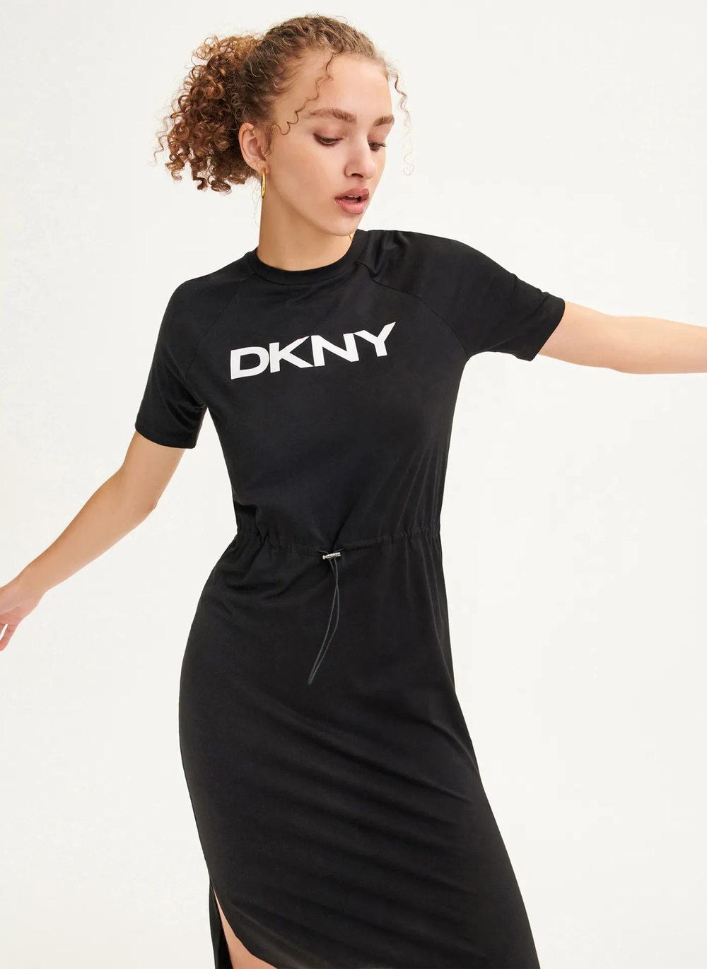 Женское платье DKNY Logo Drawstring Waist