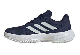 Мужские кроссовки теннисные Adidas CourtJam Control 3 M Clay - dark blue/zero metallic/cloud white