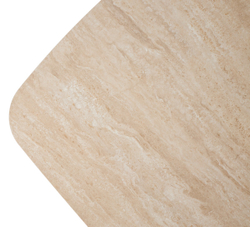 Стол CALVIN 180 MATTE ROME TRAVERTINE SOLID CERAMIC / Серый дуб, ®DISAUR