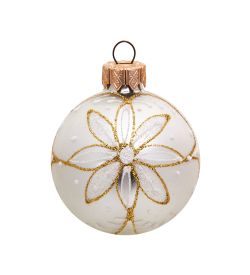 Элита НФШ-1383 Набор ел.украшений Шар 4шт «Рождественская звезда» 60 мм