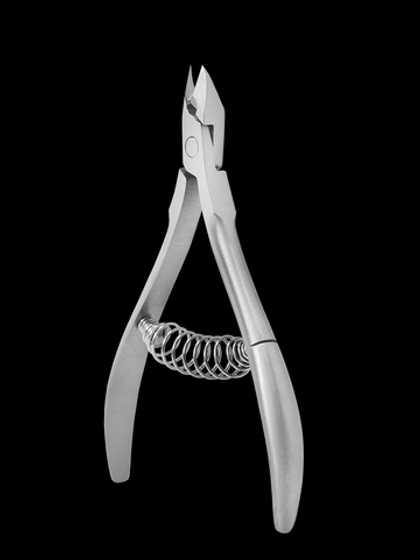 Кусачки для кожи со спиральной пружиной, длина режущей кромки 7 мм