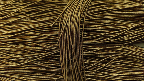 Упругая канитель антик/золото 1,4мм