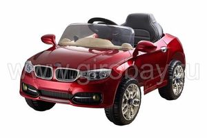 Детский электромобиль River Toys BMW P333BP красный фото №1