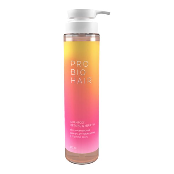 PRO BIO HAIR REPAIR SHAMPOO Восстанавливающий шампунь с кератином, 350 мл (Levrana)