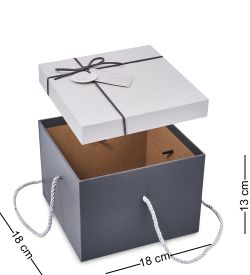 WF-196/1-A Коробка мал., серый/графитовый