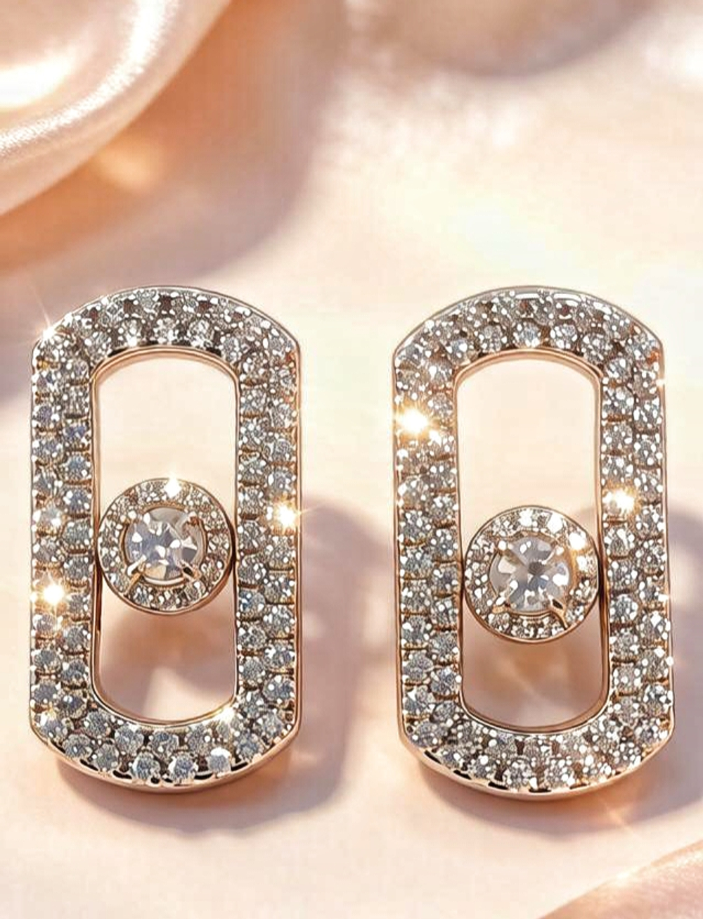 Ювелирные серьги из серебра 925 пробы
