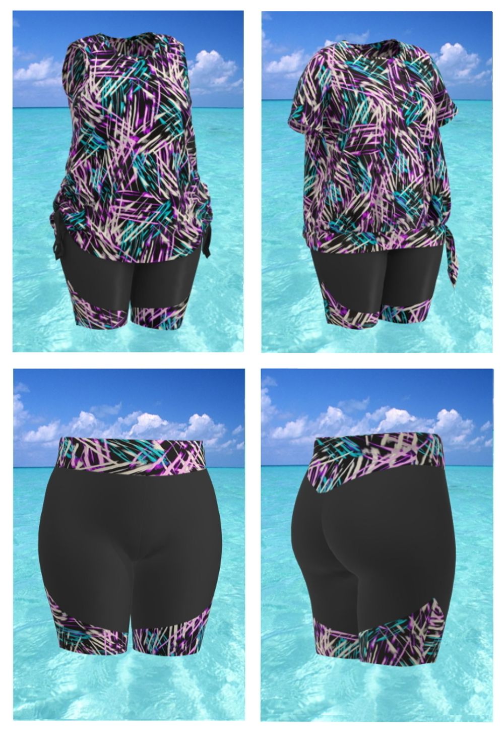 Шорты купальные 17177 искры