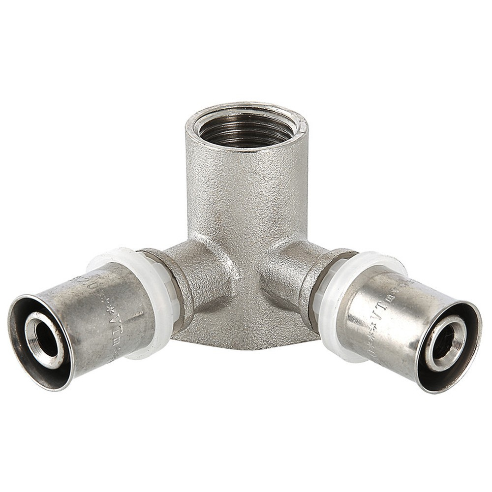 Пресс-тройник с креплением ВР 20*1/2" внутренняя резьба (Valtec) VTm.234