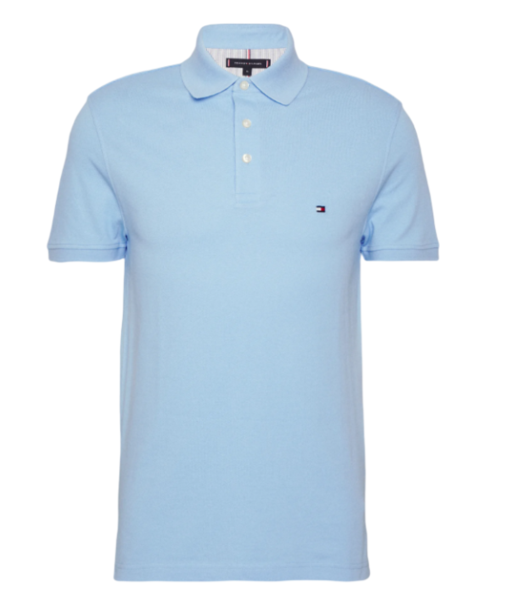 Slim polo top