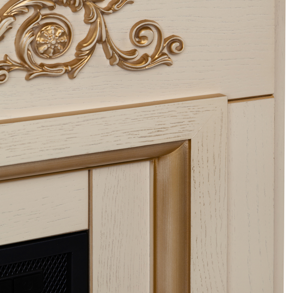 Каминокомплект Real Flame Leticia 26 WT-619G с очагом 3D Helios 26 SBG