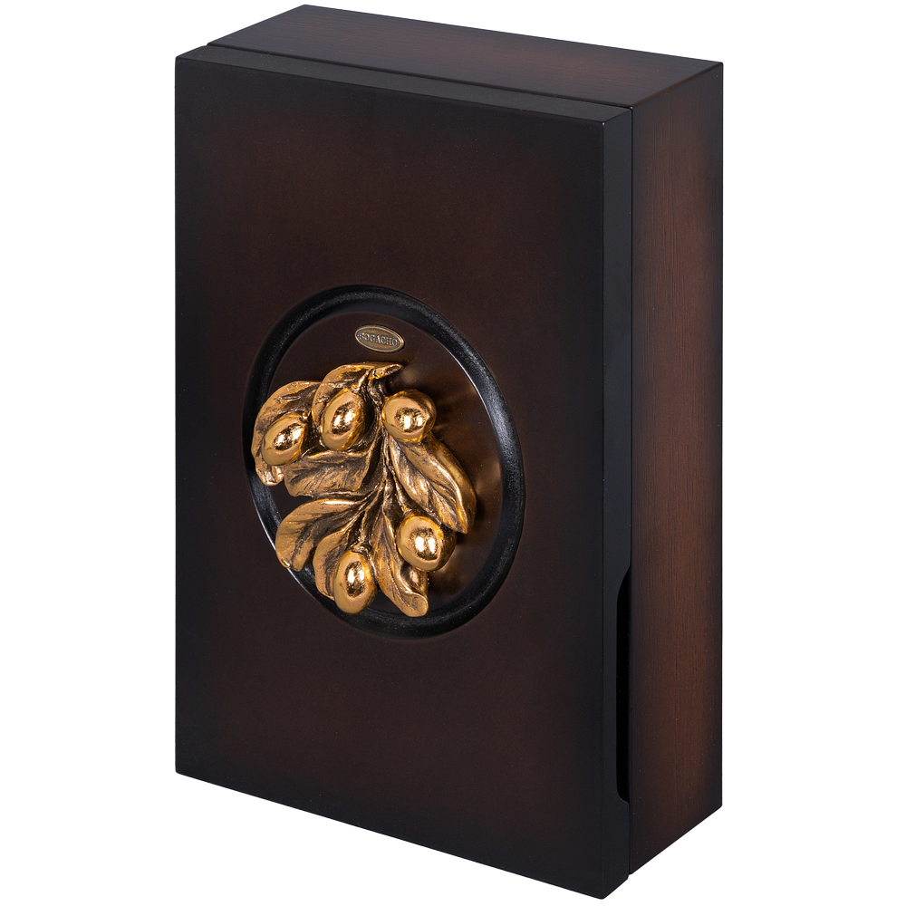 Полка ключница Oliva Branch (Олива Бранч) 2 Каштан Амбер