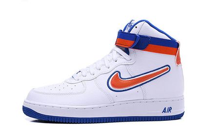 Nike air force 1 mid white blue hotsell