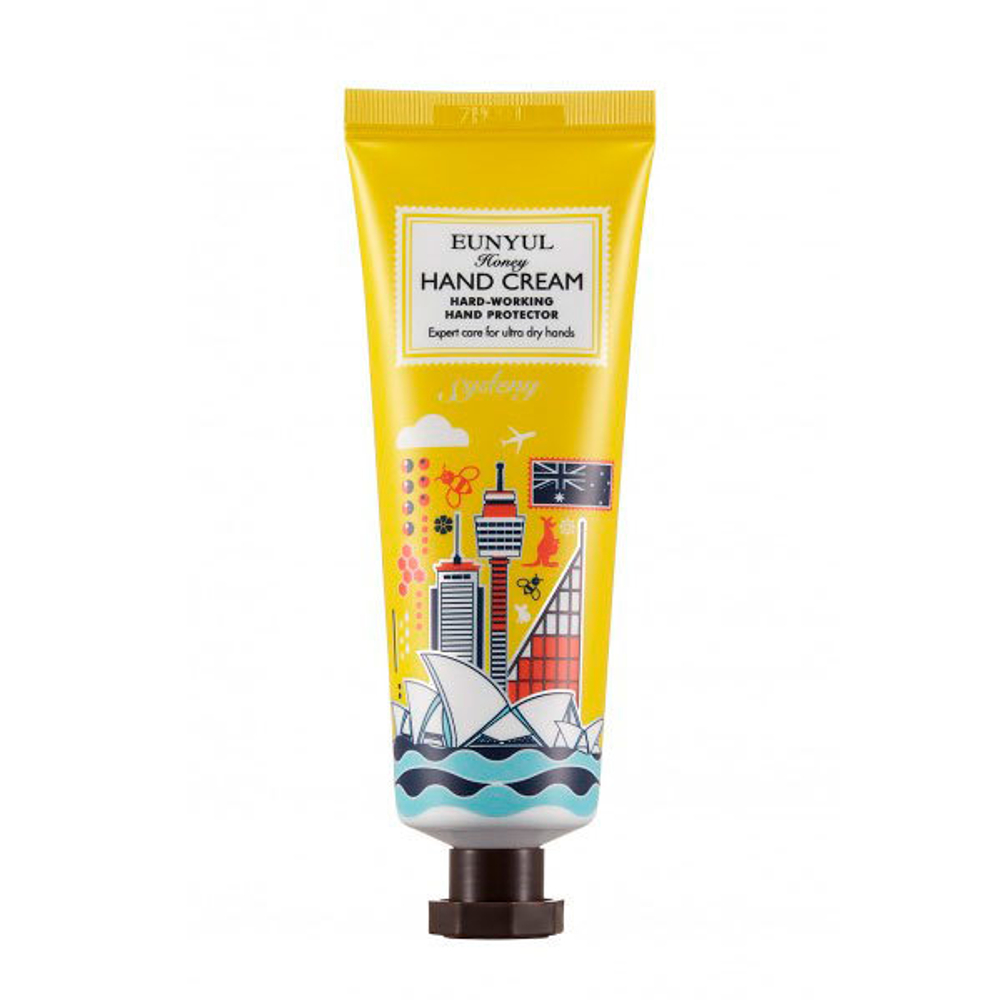 Крем для рук с экстрактом меда серия Города мира Сидней Eunyul Honey Hand Cream 50г