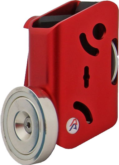 Спортивный подсумок Racer Master Pouch + магнит Combo, красный