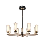 Люстра на штанге Indigo GRANDIOSO 13038/8R Black V000186L