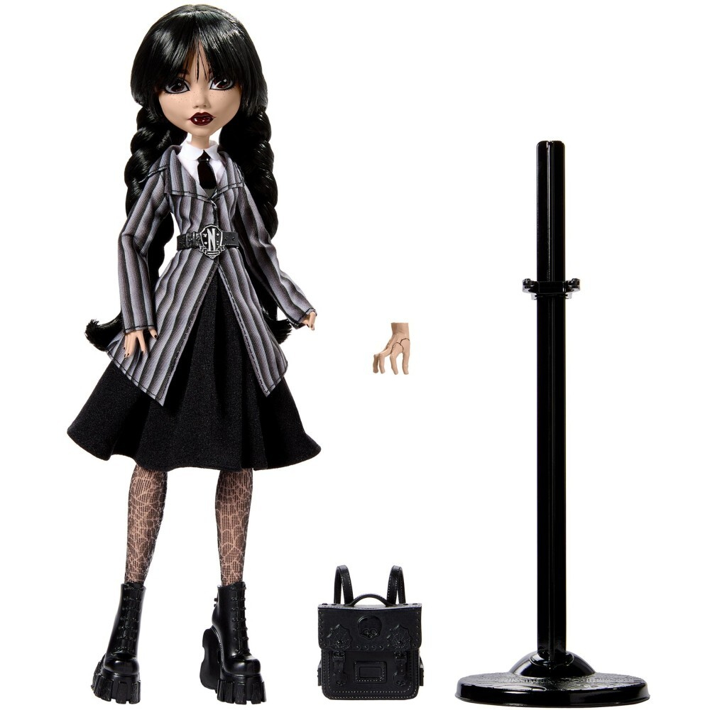 Monster High - Среда Аддамс в школьной форме Коллекционная кукла HXJ04 / артикул   HXJ04  / GTIN 194735230488