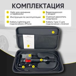 ICARTOOL (IC-V201) Видеоэндоскоп управляемый USB, 5,5 мм