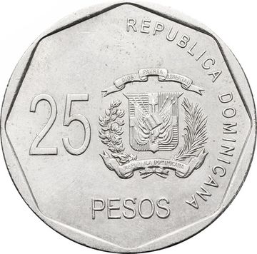 25 песо 2010 Доминикана