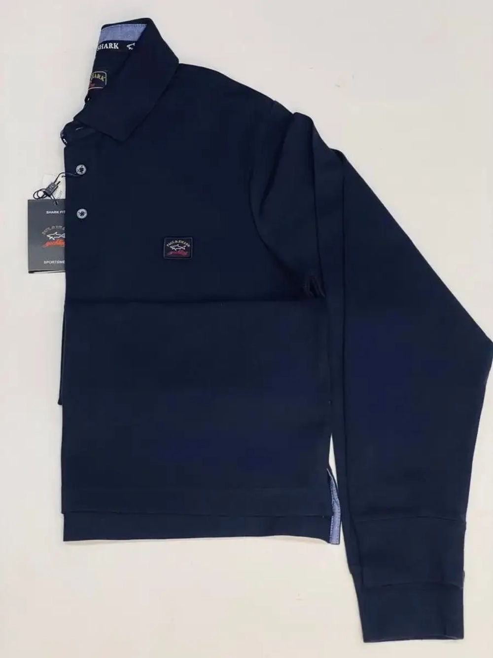 Футболка поло с длинным рукавом