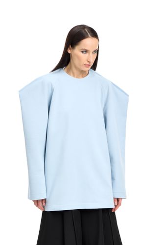 Свитшот с баской BAD GIRL Blue