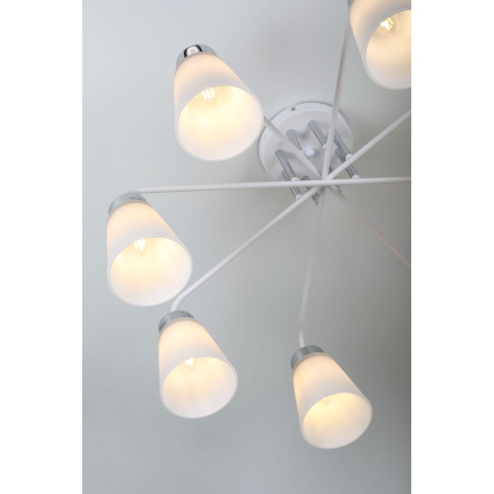 Люстра Rivoli Miley 9192-308 8хЕ27 60 Вт модерн | Rivoli