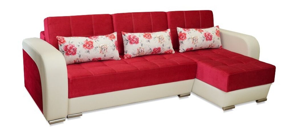 Угловой диван «Байкал» с оттоманкой в ассортименте