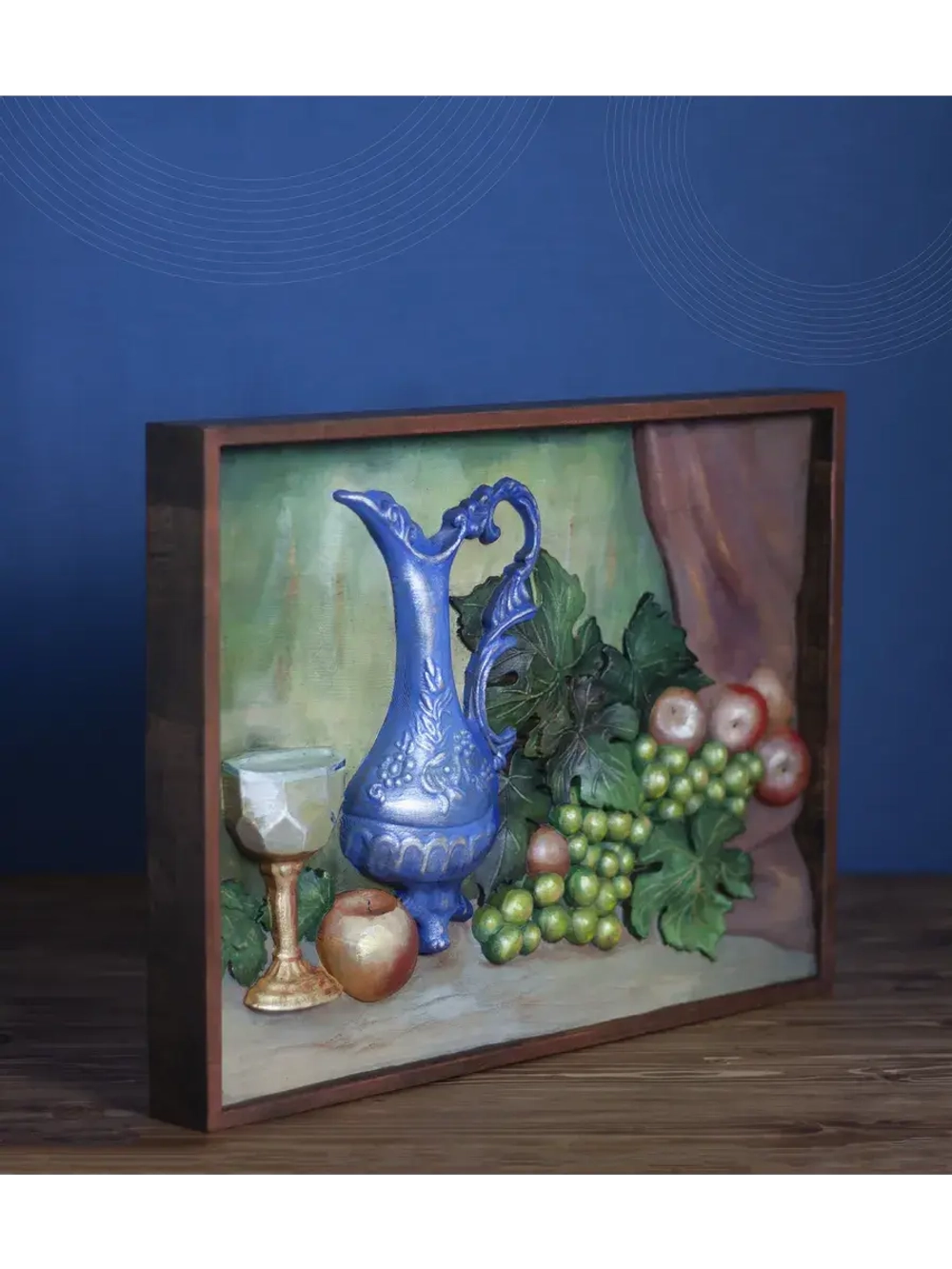 Картина деревянная "Натюрморт" 41х30х4,5 см