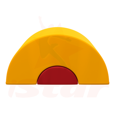 Мягкий модуль гимнастический - "Мост с полуцилиндром"