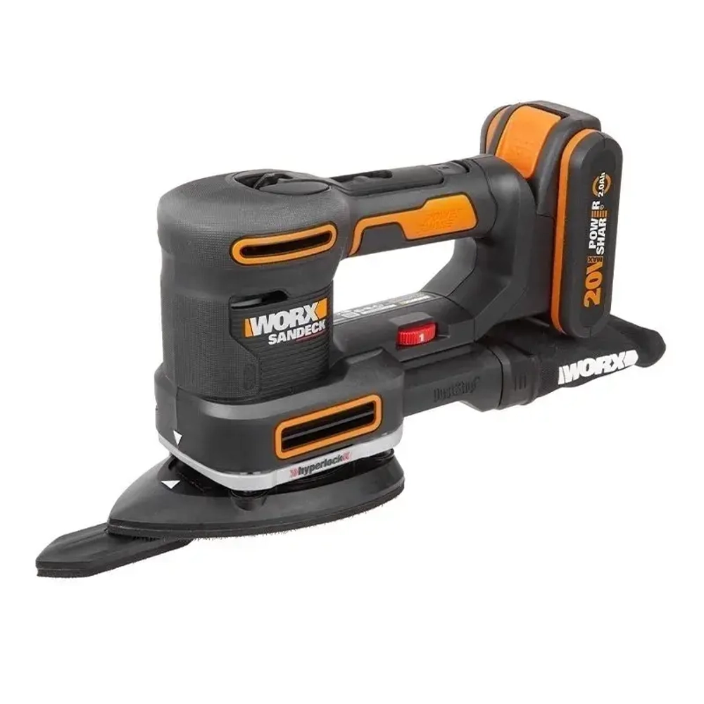 Аккумуляторная виброшлифмашина WORX WX820