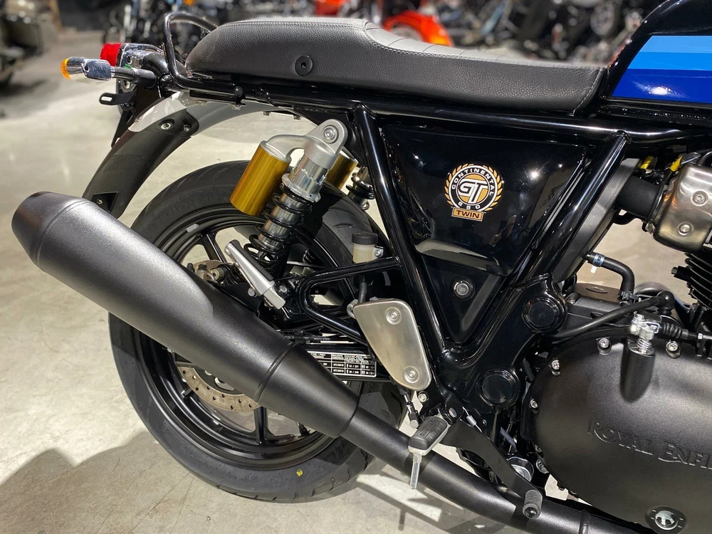 Royal Enfield Continental GT 650 Slipstream Blue (Black Alloy)