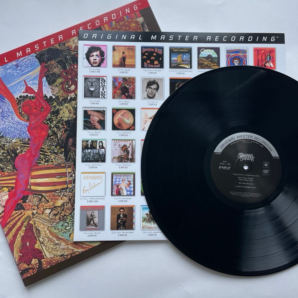 Винтажная виниловая пластинка LP Santana Abraxas (США 2008) Original Master Recording