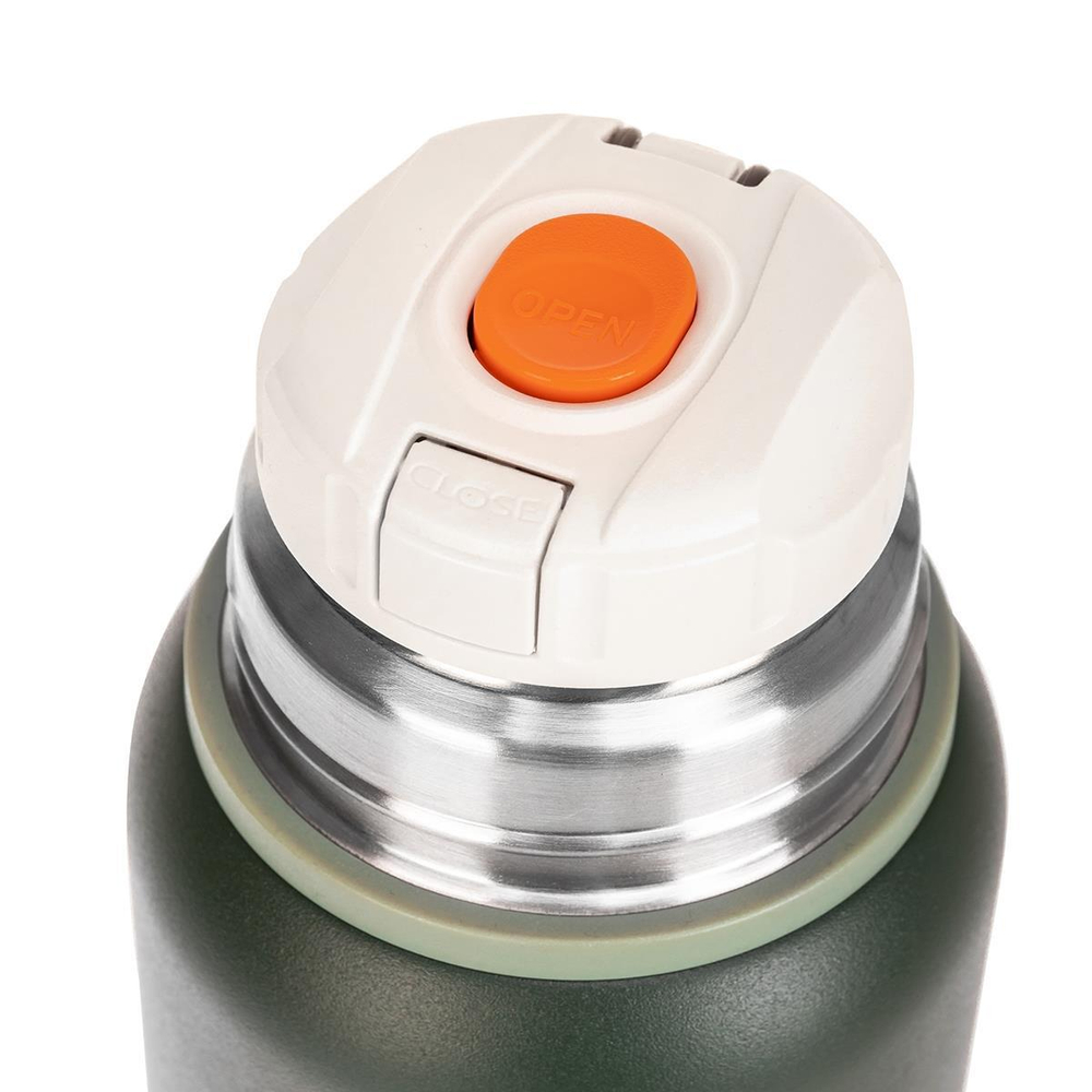 Термос Тонар 700ML (T-KD-7030-0.7) пробка-ситечко, крышка-кружка, ремешок (Хаки)