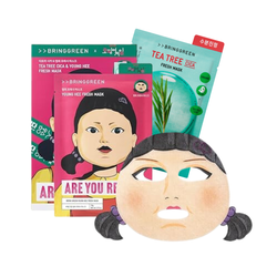 BRINGGREEN Tea Tree Cica 5pk & Young Hee Fresh Mask 2шт