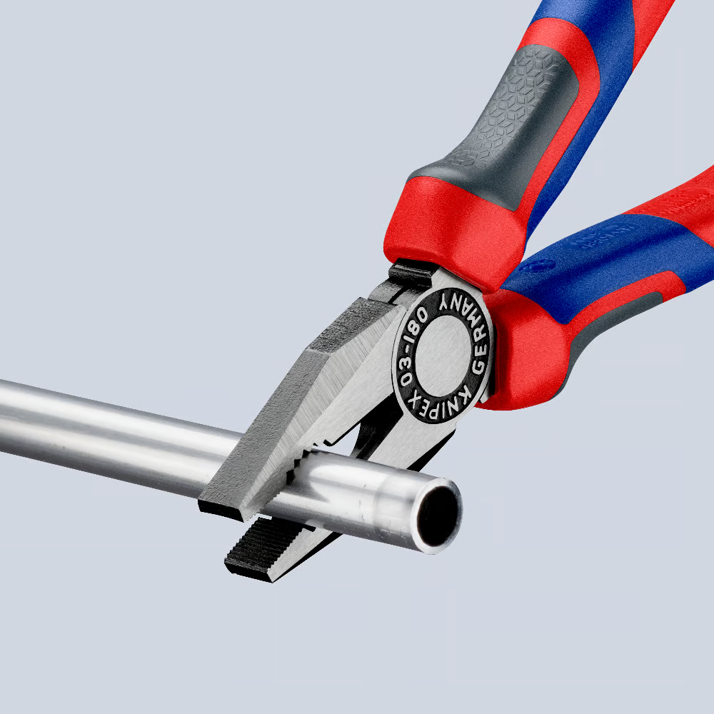 Плоскогубцы комбинированные чернёные 180 мм KNIPEX 0302180