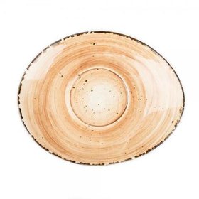 Блюдце Organica Sand 18,5*15 см к бульонной чашке арт.81223089 P.L. Proff Cuisine