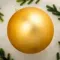 Шар пластиковый матовый 300 мм., золотой, ЕлкиТорг (150701)