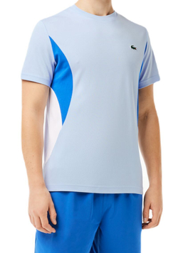 Мужская теннисная футболка Lacoste Tennis x Novak Djokovic T-Shirt - light blue