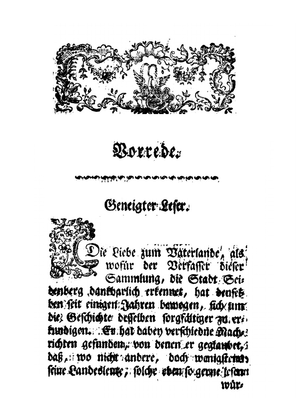 Sammlung Einiger Historischen Nachrichten Von Der Freyen Standesherrschaft. Und Der Kleinen Stadt Seidenberg in Oberlausitz | J.G. Kloss