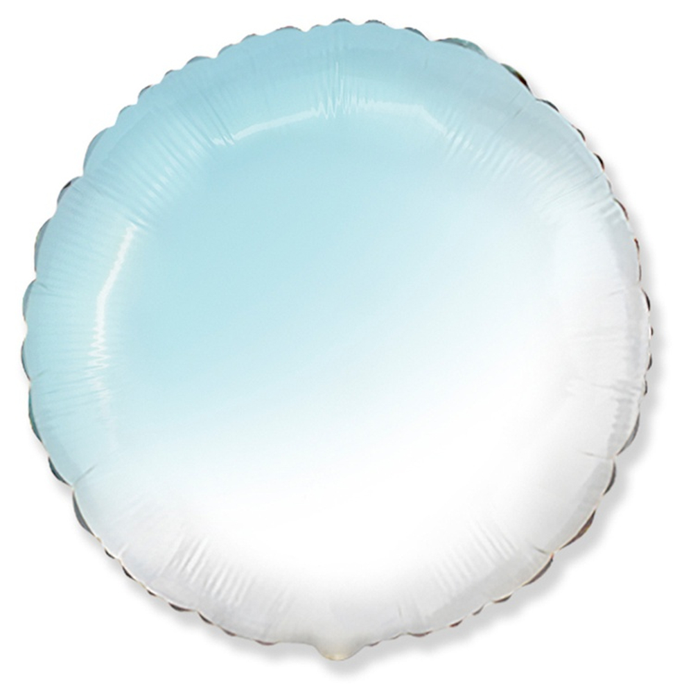 Шар фольгированный Круг 45 см (Голубой)