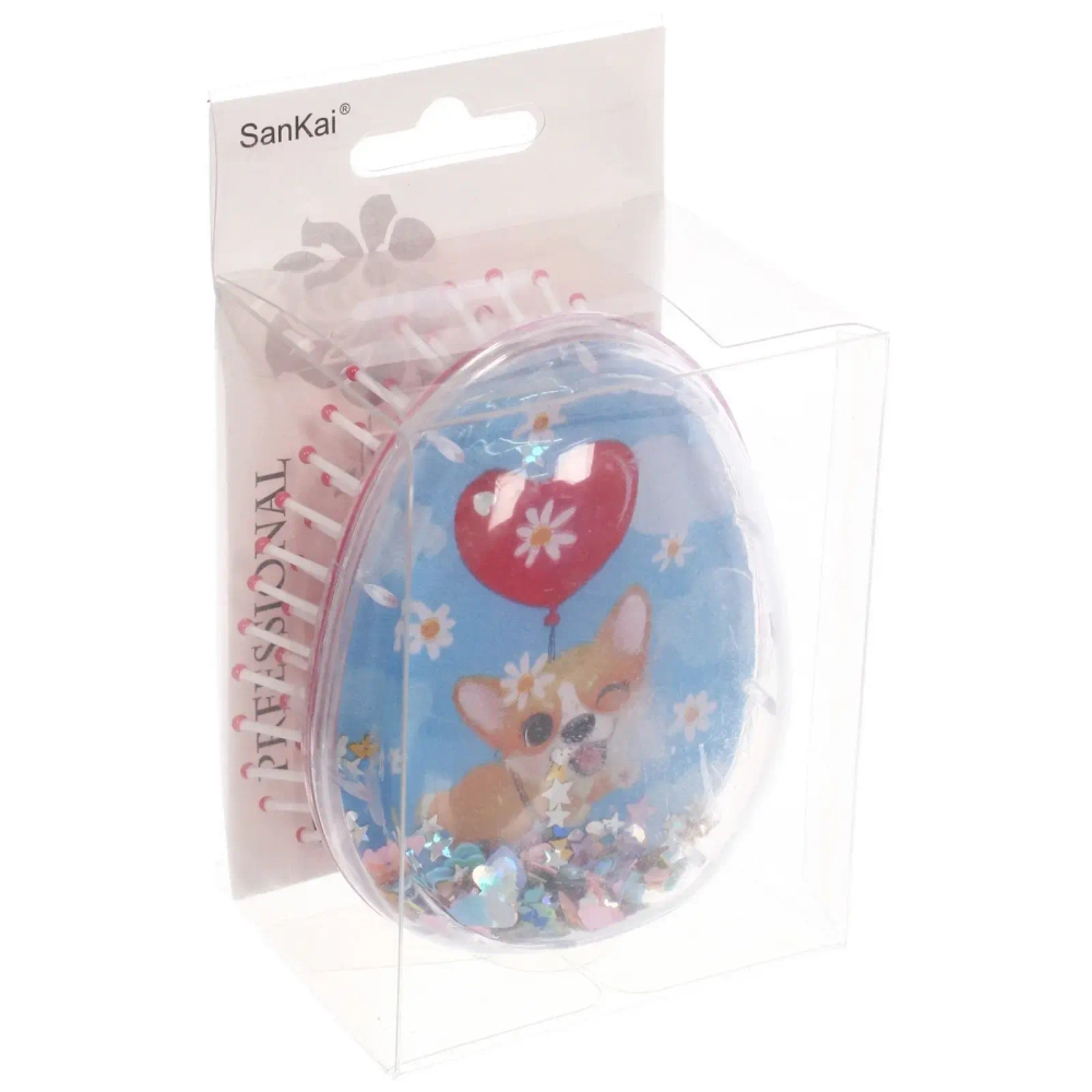 Расческа массажная детская «ТРАТТИ БУМ», Корги Руперт, 6*9 см