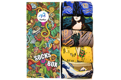 Носки мужские Funfur Artists в наборе 5 пар