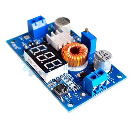 Понижающий DC-DC модуль XL4015_C 5А+Voltmrter