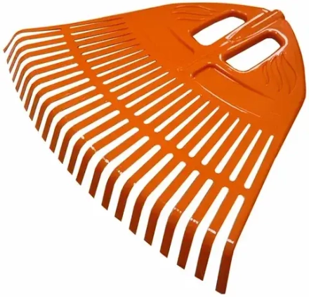 Грабли веерные пластмассовые 23 зуба без черенка Гардения 010820