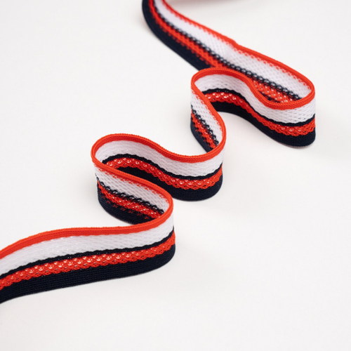 Тесьма/Декоративная/Т2181412-5 сетка синий