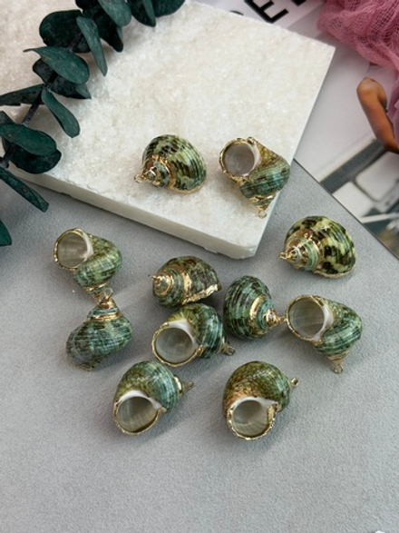 Подвеска ракушка, 30*35 мм, 2 штуки