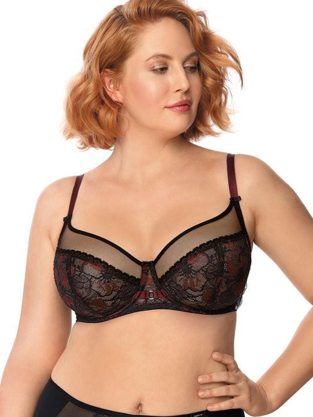 Бюстгальтер с мягкими чашками Xiana (Размер: 70H) (Цвет: черный)