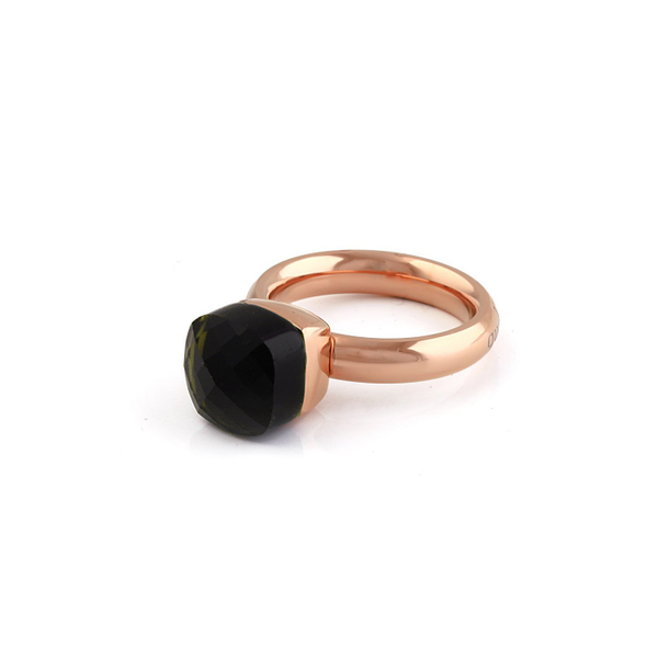 Кольцо Qudo Firenze olive 18 мм 610022/17.8 G/RG размер 18