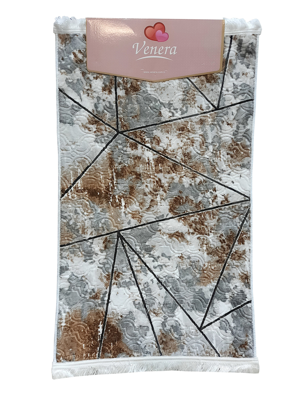 Набор ковриков для ванной и туалета, 60x100/50x60 см, цвет Коричневый