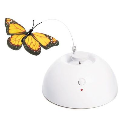 Интерактивная игрушка для кошек на батарейках SMART TOYS "Бабочка", 130*130*270мм