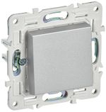 SKANDY Выключатель 1-клавишный проходной 10А SK-V02S серебряный IEK